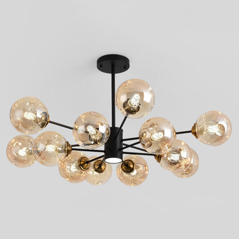 Bubble Chandelier Lighting Fixtures Modern Glass Pendant Lights - Rebooters