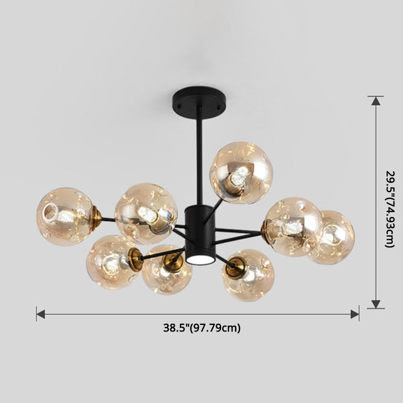 Bubble Chandelier Lighting Fixtures Modern Glass Pendant Lights - Rebooters