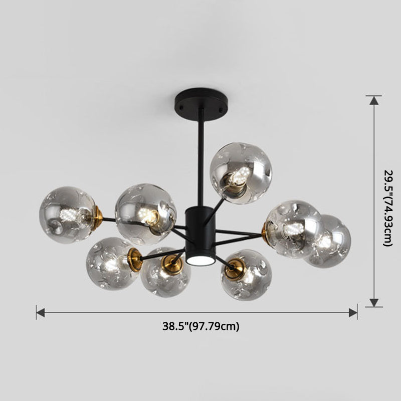 Bubble Chandelier Lighting Fixtures Modern Glass Pendant Lights - Rebooters