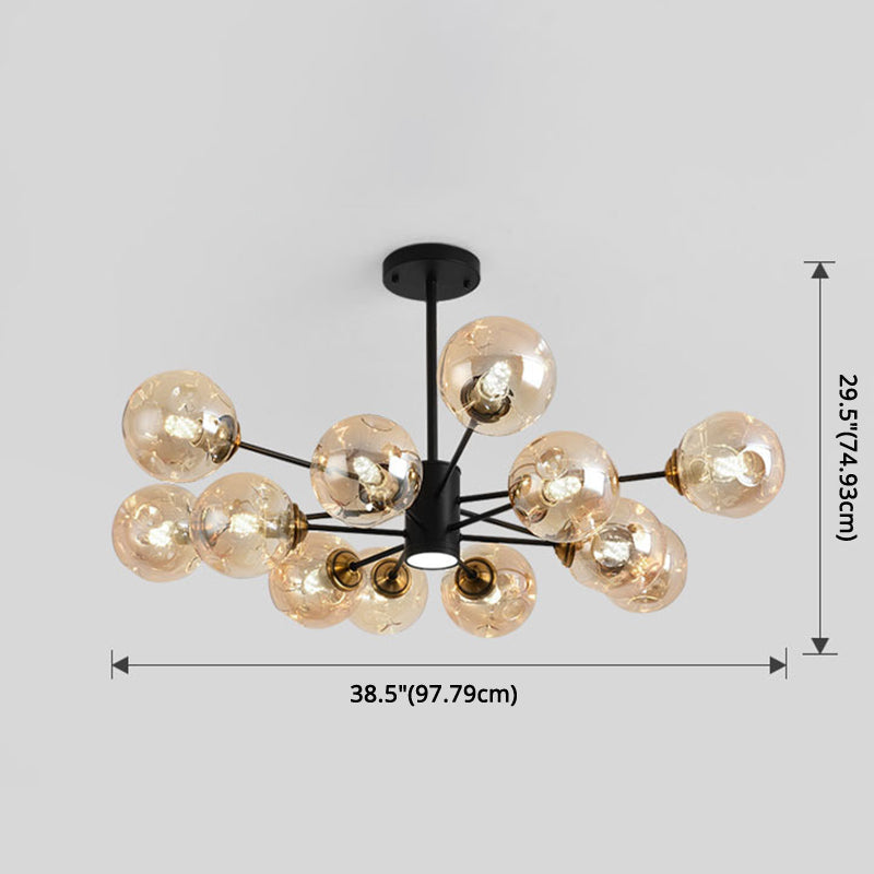 Bubble Chandelier Lighting Fixtures Modern Glass Pendant Lights - Rebooters