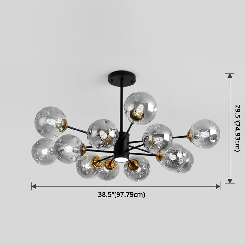 Bubble Chandelier Lighting Fixtures Modern Glass Pendant Lights - Rebooters