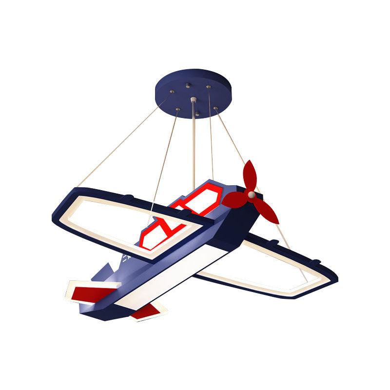 Acrylic Airplane Pendant Light Fixture Modernism LED Chandelier - Rebooters