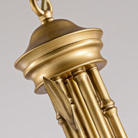 3/6/8 Lights Suspension Pendant Rustic Cone Fabric Chandelier - Rebooters