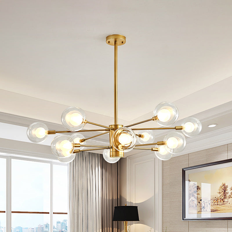 Globe Suspension Hanging Pendant Light Modern Style Chandelier - Rebooters