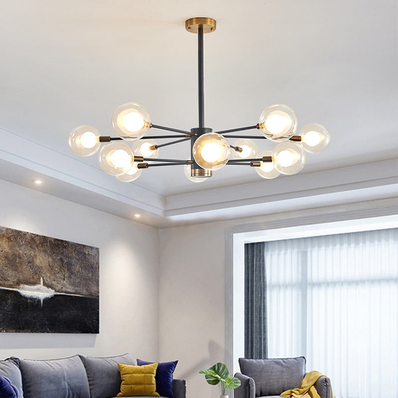 Globe Suspension Hanging Pendant Light Modern Style Chandelier - Rebooters