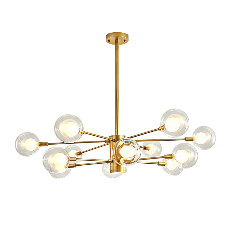 Globe Suspension Hanging Pendant Light Modern Style Chandelier - Rebooters