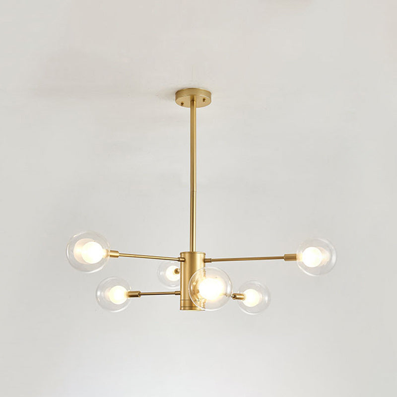 Globe Suspension Hanging Pendant Light Modern Style Chandelier - Rebooters