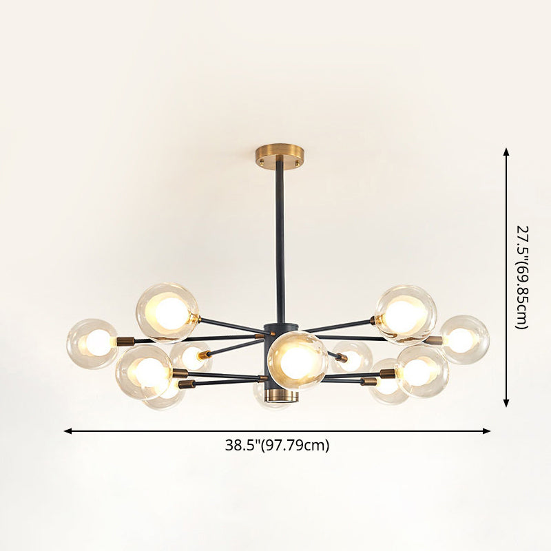 Globe Suspension Hanging Pendant Light Modern Style Chandelier - Rebooters