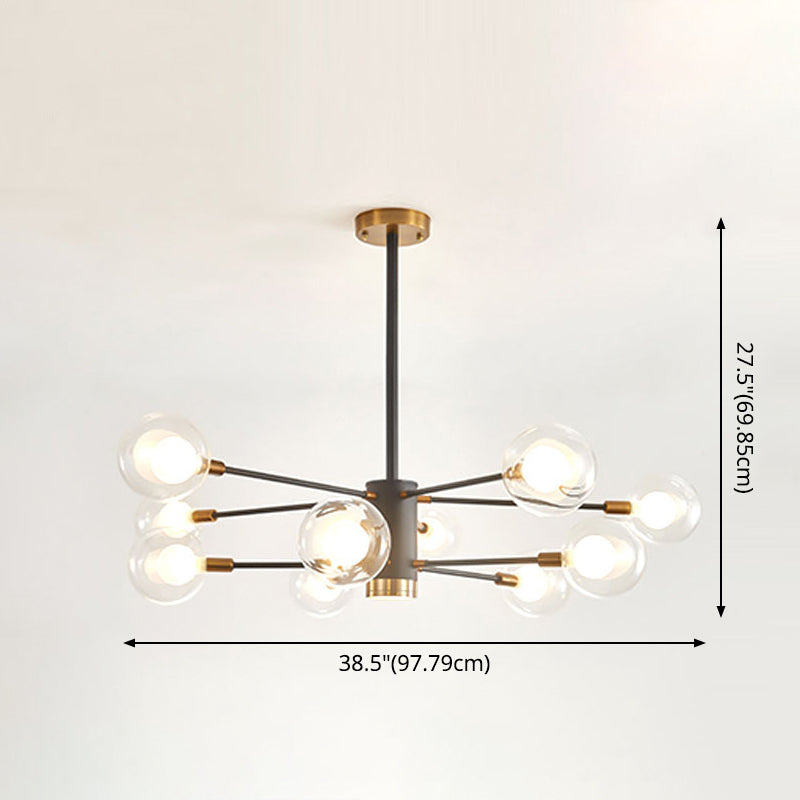 Globe Suspension Hanging Pendant Light Modern Style Chandelier - Rebooters