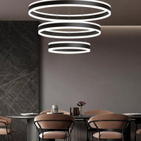 23.6" 31.5" 39.3" Diameter 3-Tiered LED Chandelier - Rebooters