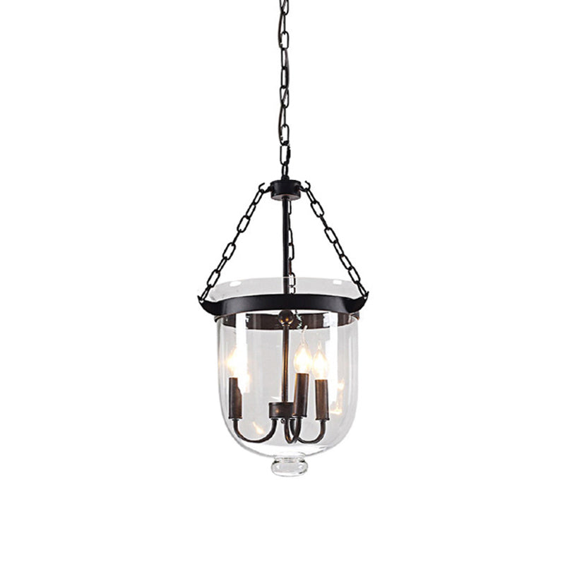 Transparent Glass 3-Light Pendant Lamp for Dining Room - Rebooters