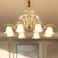 Antique Scalloped Chandelier 3/6/8-Light Gold Fixture - Rebooters