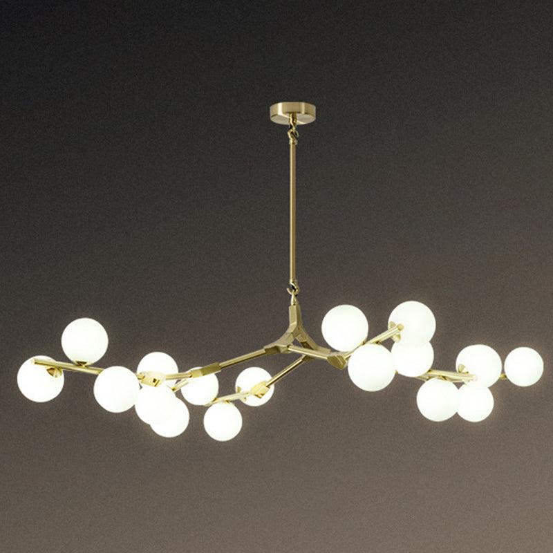 Tree Branch Suspension Light Minimalistic Metal Chandelier - Rebooters