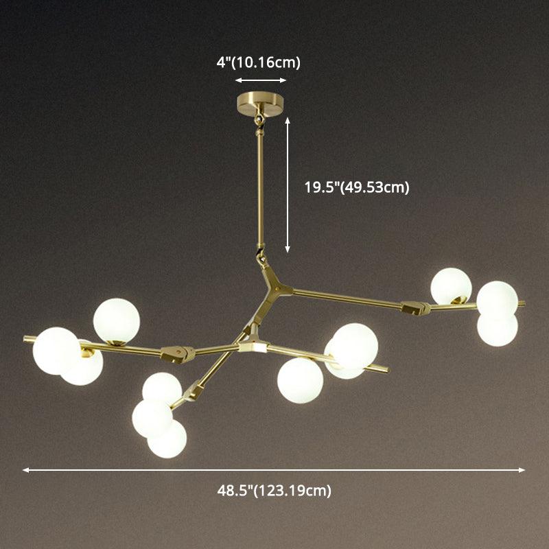 Tree Branch Suspension Light Minimalistic Metal Chandelier - Rebooters