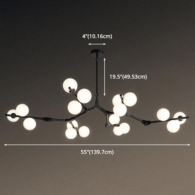 Tree Branch Suspension Light Minimalistic Metal Chandelier - Rebooters