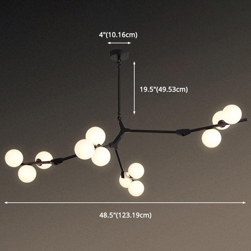 Tree Branch Suspension Light Minimalistic Metal Chandelier - Rebooters