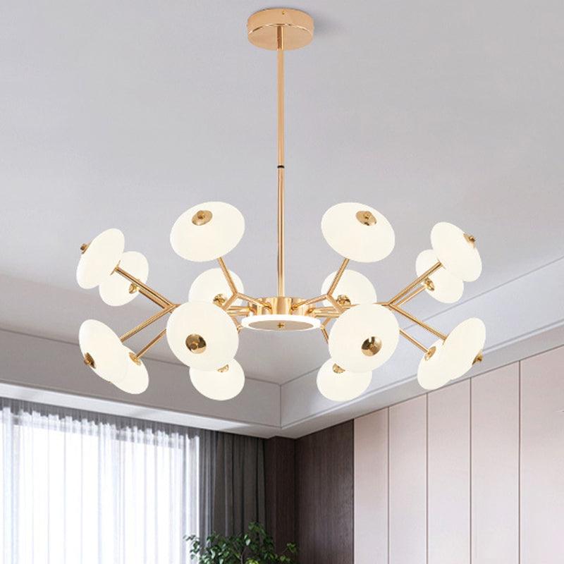 Bean Shaped Chandelier Minimalist Acrylic Bedroom LED Light - Rebooters