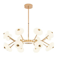 Bean Shaped Chandelier Minimalist Acrylic Bedroom LED Light - Rebooters