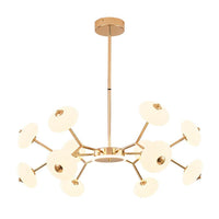 Bean Shaped Chandelier Minimalist Acrylic Bedroom LED Light - Rebooters