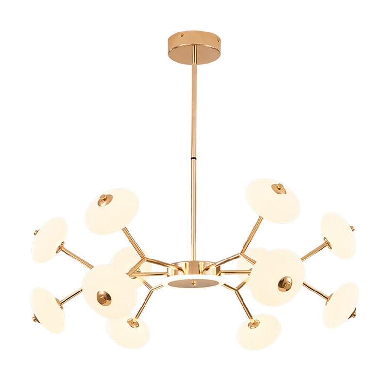 Bean Shaped Chandelier Minimalist Acrylic Bedroom LED Light - Rebooters