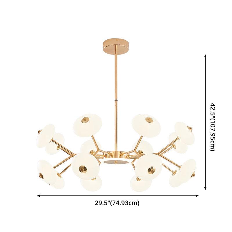 Bean Shaped Chandelier Minimalist Acrylic Bedroom LED Light - Rebooters