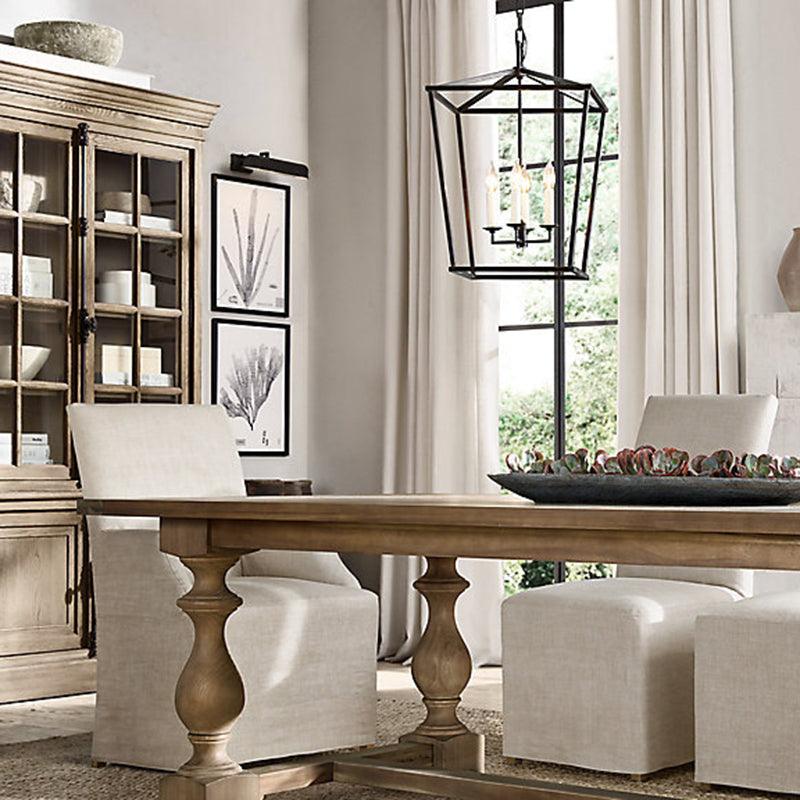 4-Light Cage Pendant Lighting Industrial Metal Chandelier - Rebooters