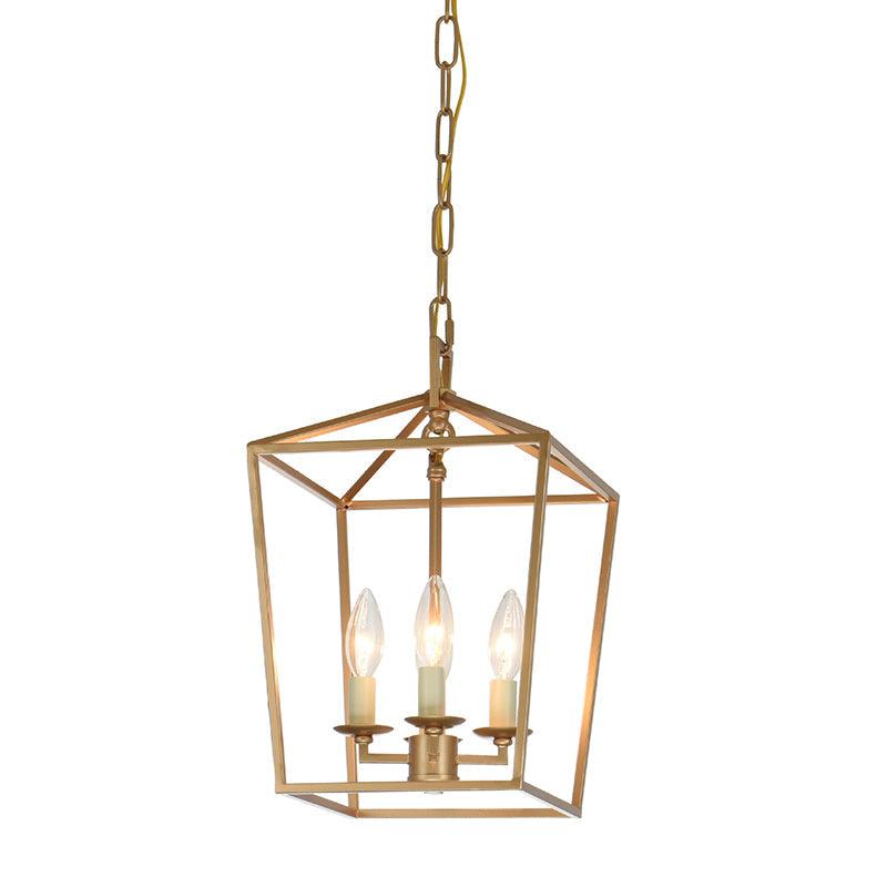 4-Light Cage Pendant Lighting Industrial Metal Chandelier - Rebooters