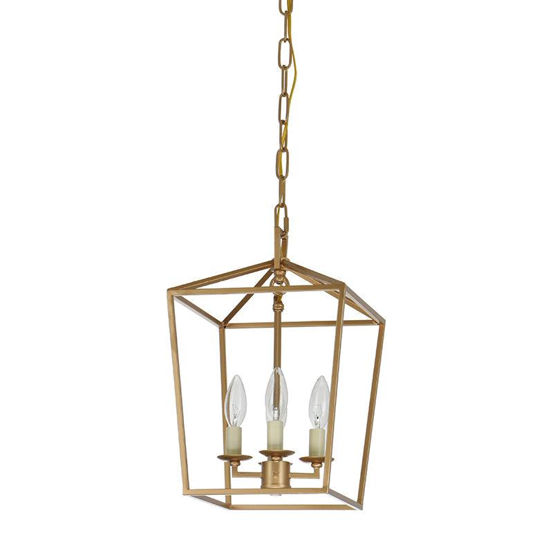 4-Light Cage Pendant Lighting Industrial Metal Chandelier - Rebooters