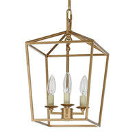 4-Light Cage Pendant Lighting Industrial Metal Chandelier - Rebooters