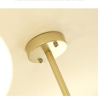 6 Light Branch Hanging Chandelier Light Modern Glass Shade Ceiling Chandelier - Rebooters