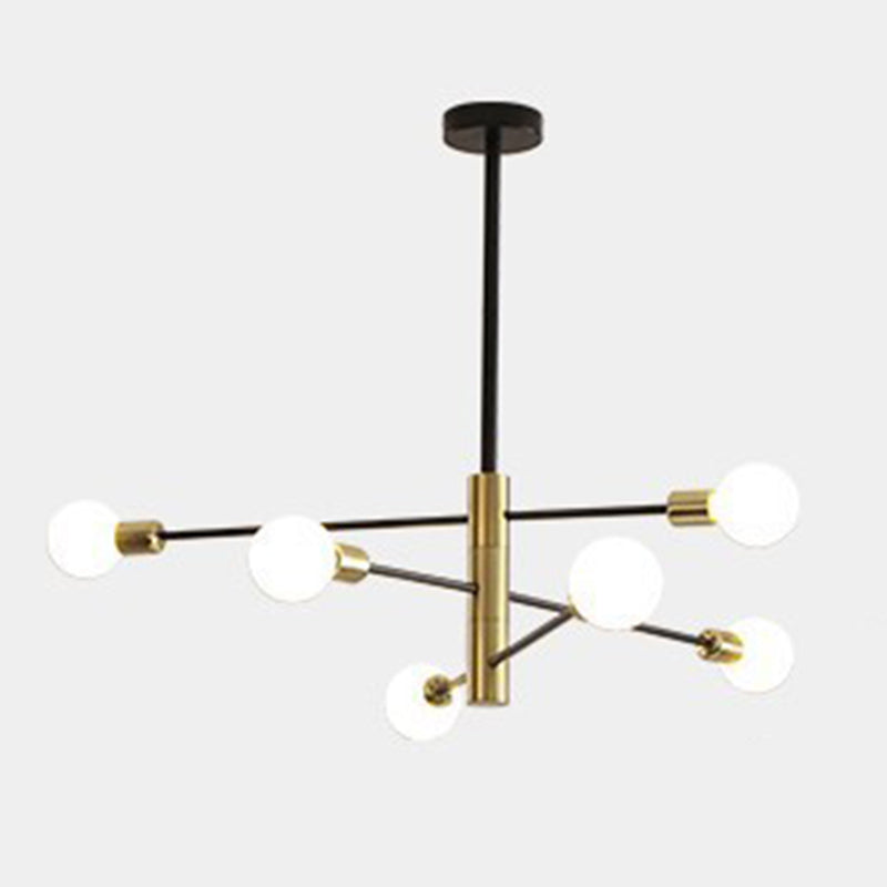 Black Molecular Chandelier Lighting Modern Sphere Glass Pendant - Rebooters