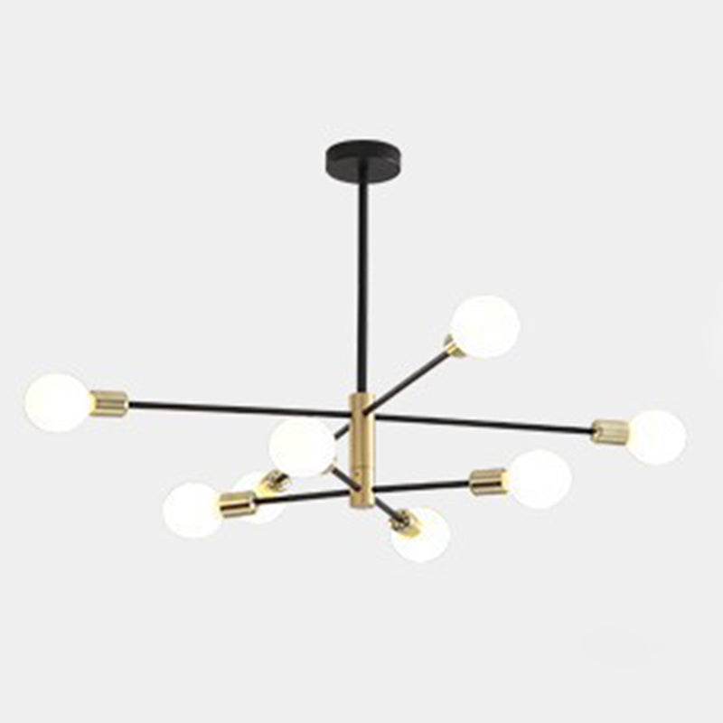 Black Molecular Chandelier Lighting Modern Sphere Glass Pendant - Rebooters