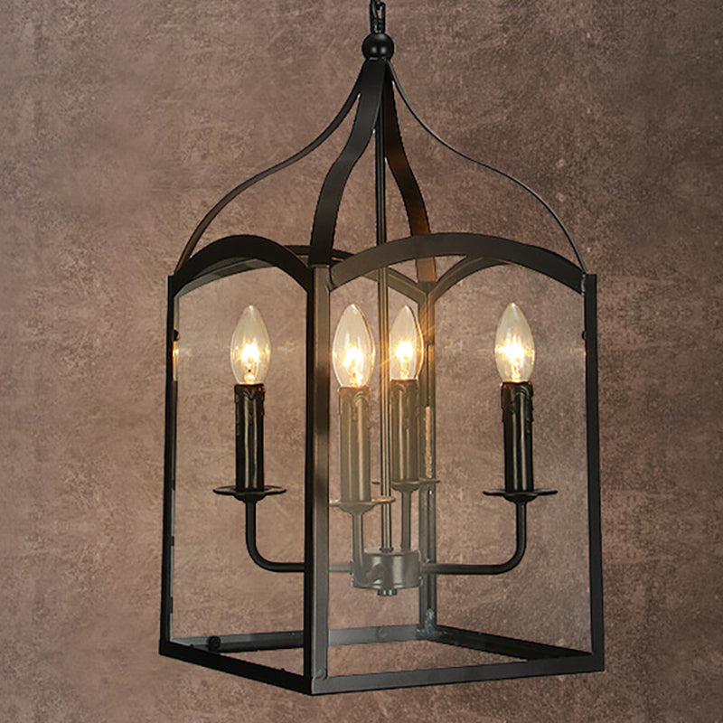 Wire Cage Indoor Chandelier Pendant Light Industrial Style - Rebooters