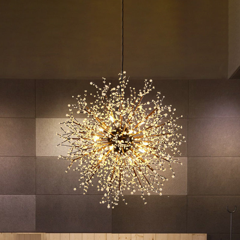 23.5"/31.5" Wide Starburst Chandelier Lighting Modern Crystal Beaded - Rebooters