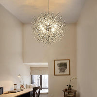 23.5"/31.5" Wide Starburst Chandelier Lighting Modern Crystal Beaded - Rebooters