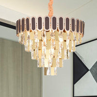 9/16 Lights Dining Room Chandelier Contemporary Gold Light Kit - Rebooters
