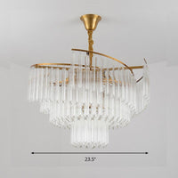 8-Bulb Living Room Chandelier Lighting Gold LED Pendant - Rebooters