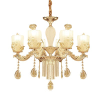 27.5"/31.5" Wide Sputnik Clear Glass Chandelier Light - Rebooters