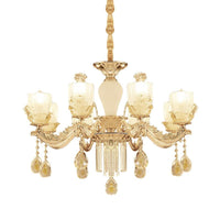 27.5"/31.5" Wide Sputnik Clear Glass Chandelier Light - Rebooters