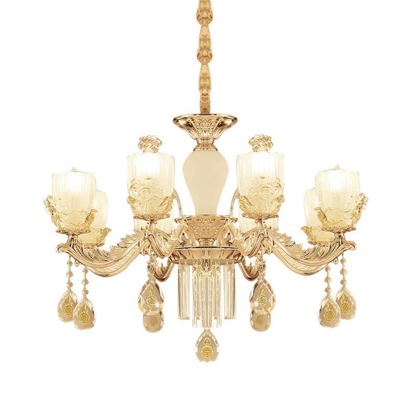27.5"/31.5" Wide Sputnik Clear Glass Chandelier Light - Rebooters