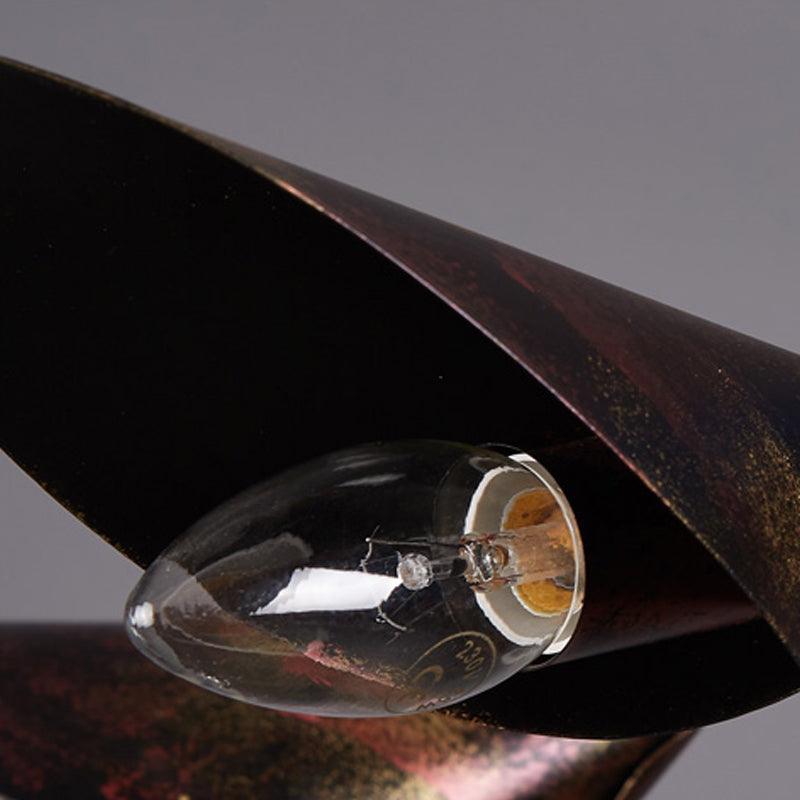 6-Light Bell Chandelier Traditional Blue Iron Pendant Shade - Rebooters