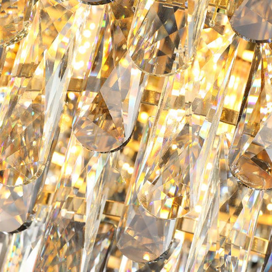 6 Heads Dining Room Pendant Chandelier Modern Black Light Kit - Rebooters