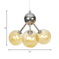 13"/27.5"/34" W Orbit Shade Hanging Chandelier Light - Rebooters