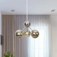 13"/27.5"/34" W Orbit Shade Hanging Chandelier Light - Rebooters