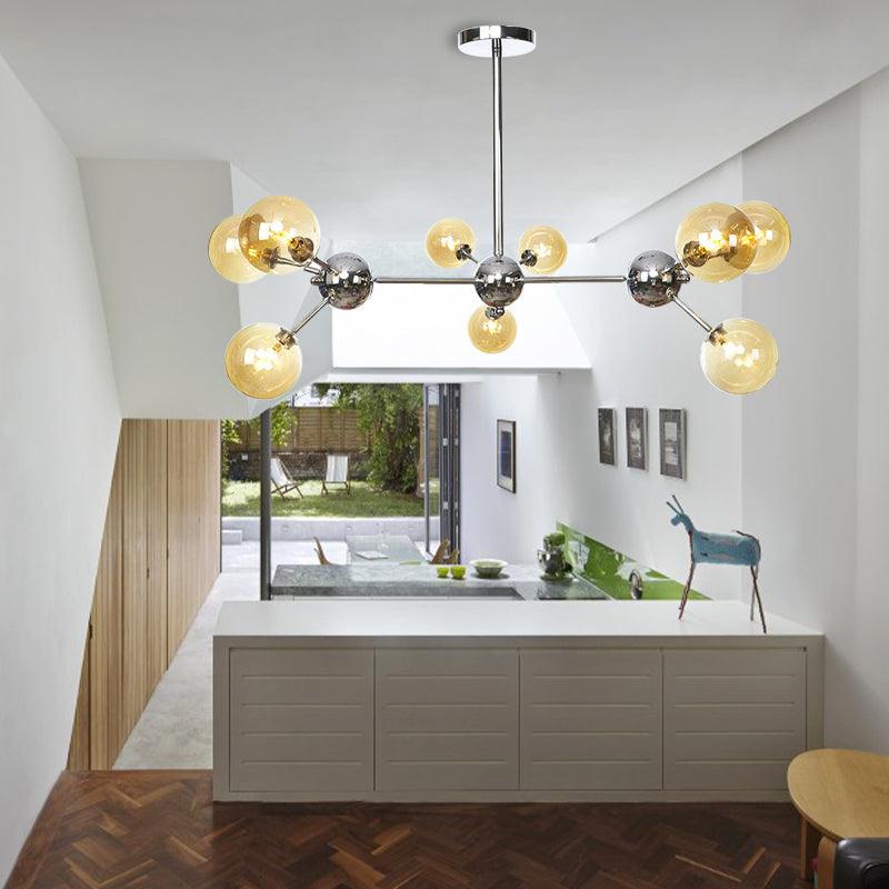 13"/27.5"/34" W Orbit Shade Hanging Chandelier Light - Rebooters