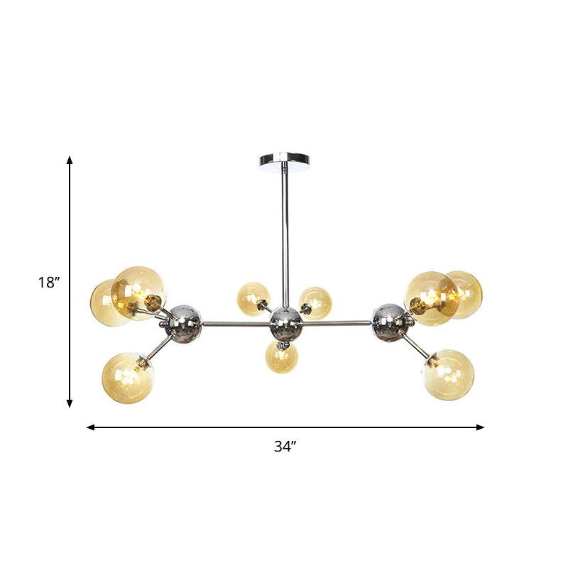 13"/27.5"/34" W Orbit Shade Hanging Chandelier Light - Rebooters