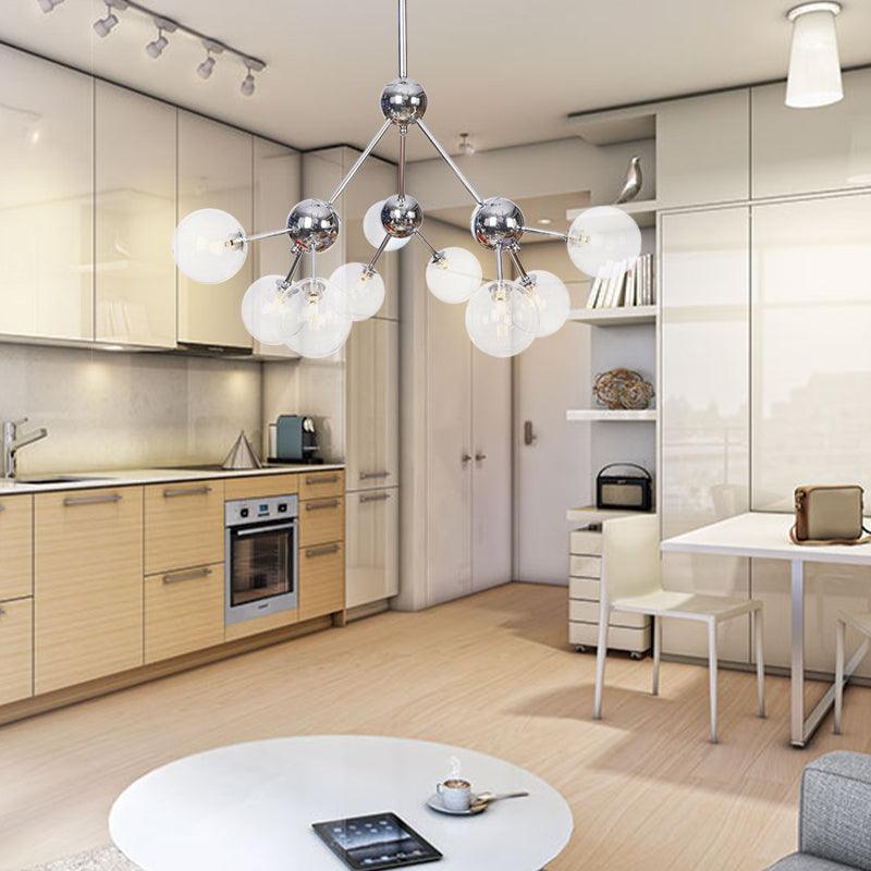 13"/27.5"/34" W Orbit Shade Hanging Chandelier Light - Rebooters