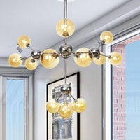 13"/27.5"/34" W Orbit Shade Hanging Chandelier Light - Rebooters