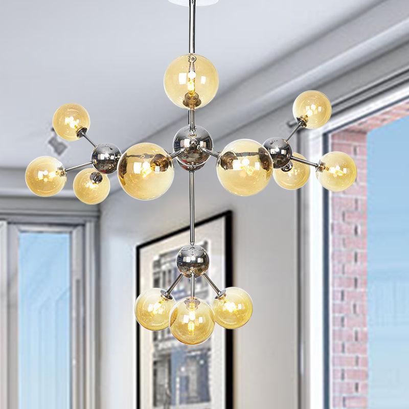 13"/27.5"/34" W Orbit Shade Hanging Chandelier Light - Rebooters