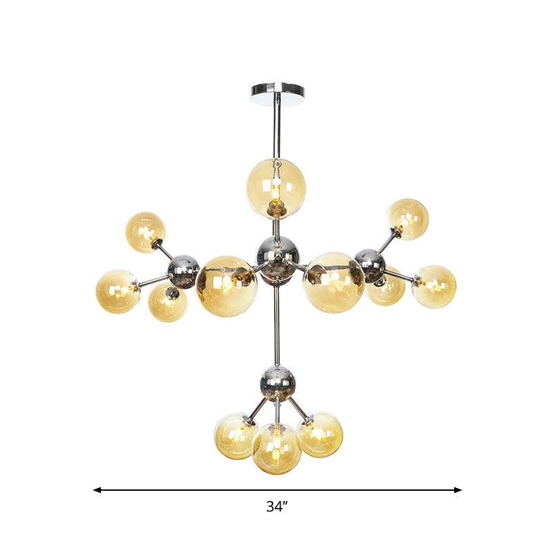 13"/27.5"/34" W Orbit Shade Hanging Chandelier Light - Rebooters